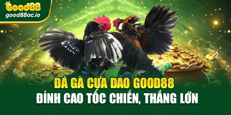 Đá Gà Cựa Dao Good88 – Đỉnh Cao Tốc Chiến, Thắng Lớn